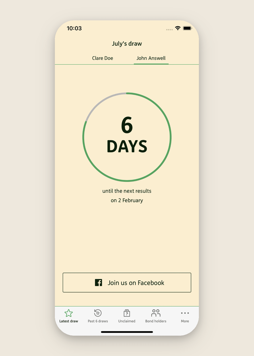 NS&I Premium Bonds prize checker app counting down six days to the next results