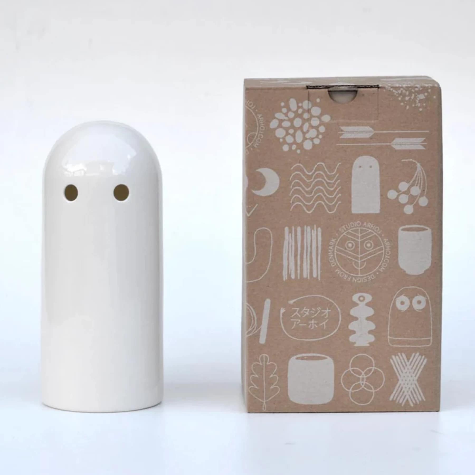 Studio Arhoj Ghost Light ceramic lamp with decorative gift box