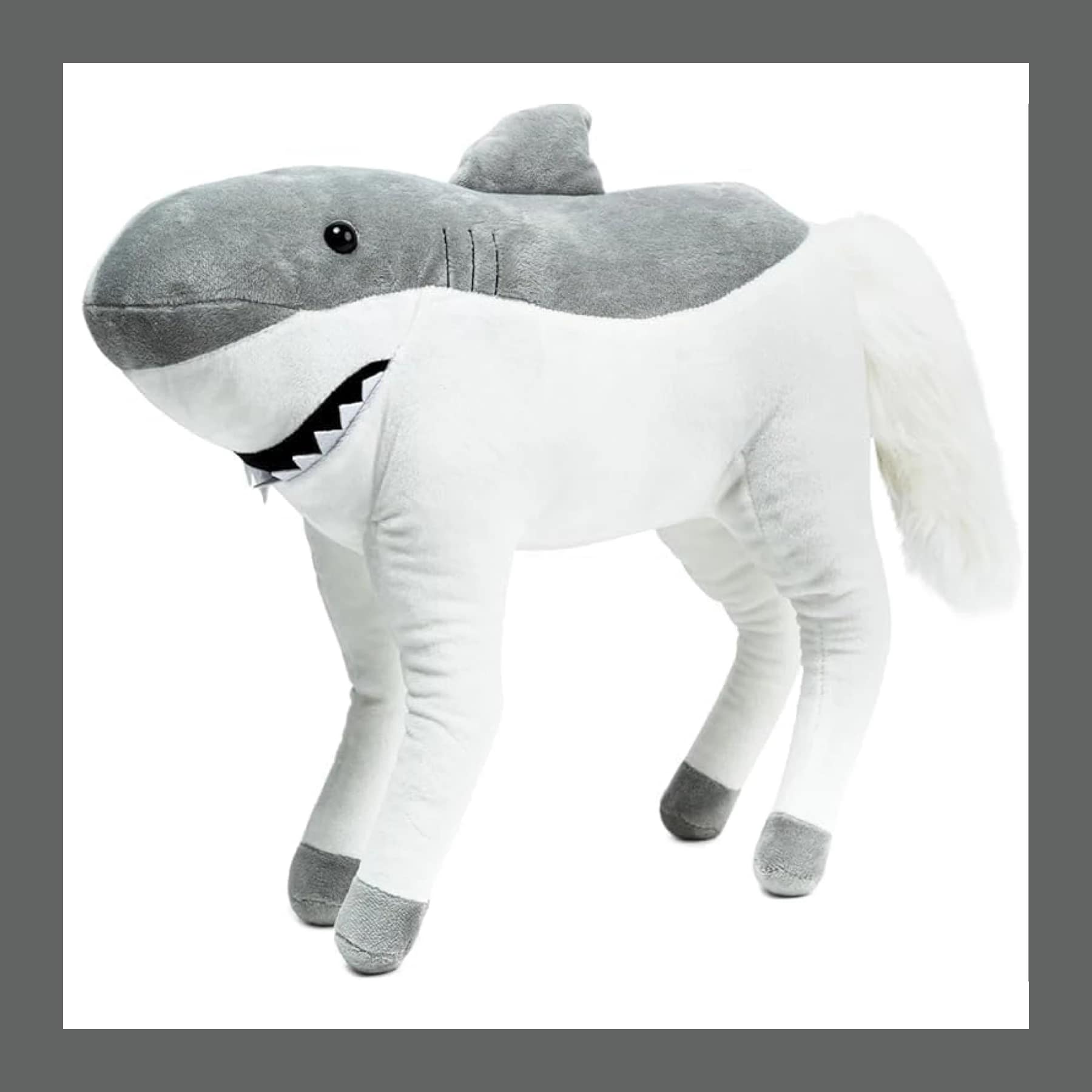 Randimals Sharkey plush toy – part shark, part donkey mash-up cuddly toy for kids