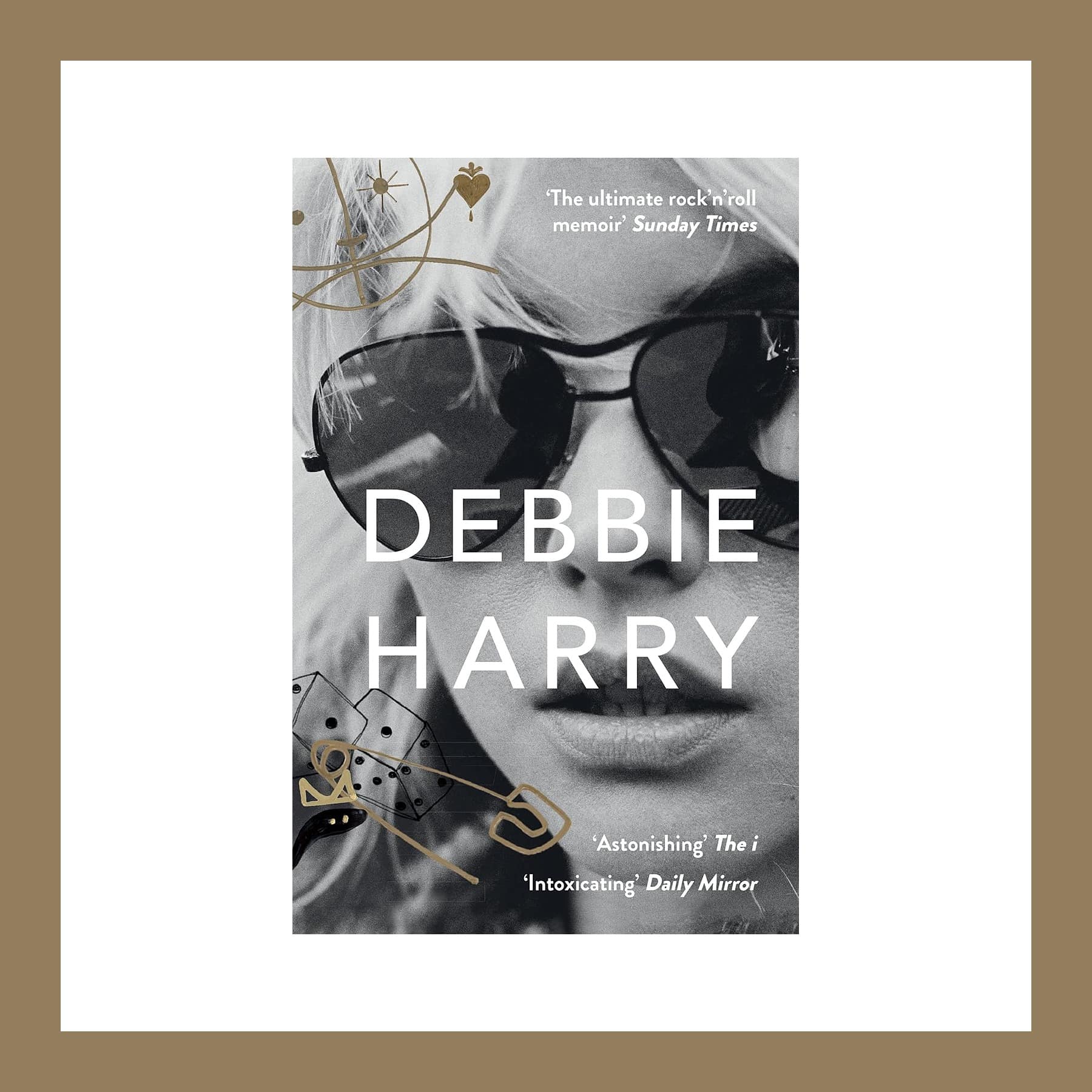 Face It by Debbie Harry, the HarperCollins paperback cover with a black and white close-up of Harry in sunglasses