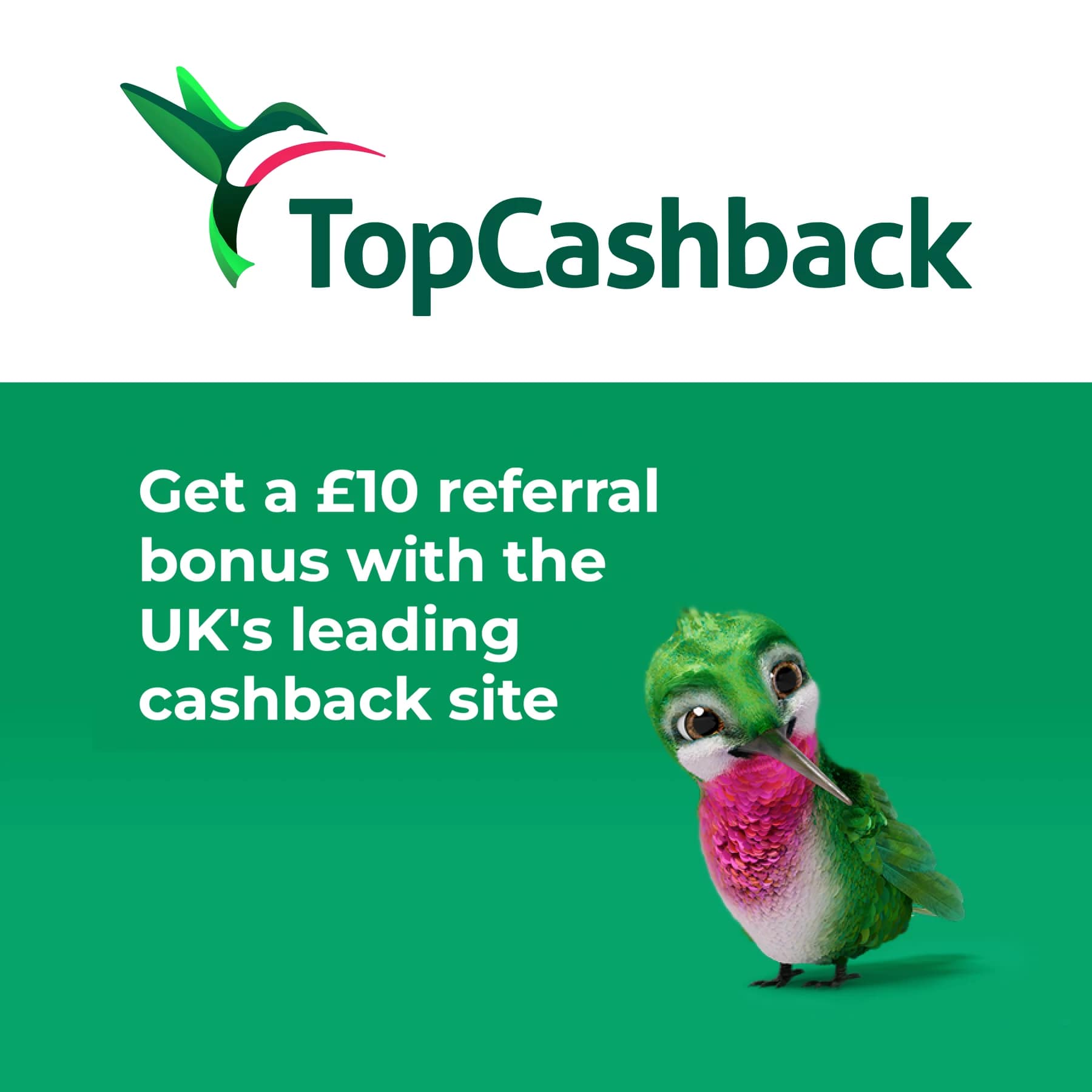 TopCashback referral code – get £10 bonus with the UK’s leading cashback site