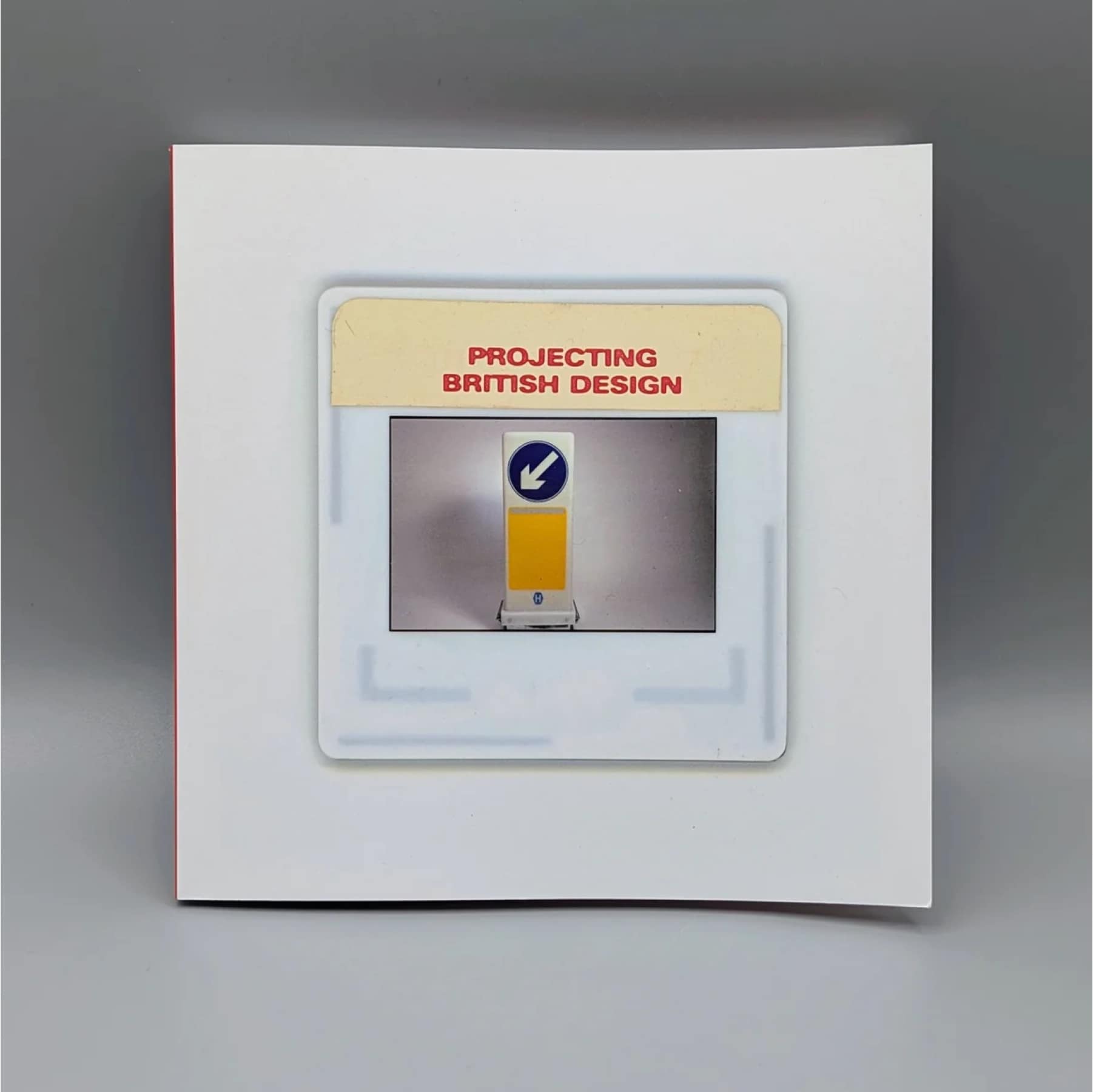 Front cover of Projecting British Design, the Design Council Slide Collection book published by the modernist