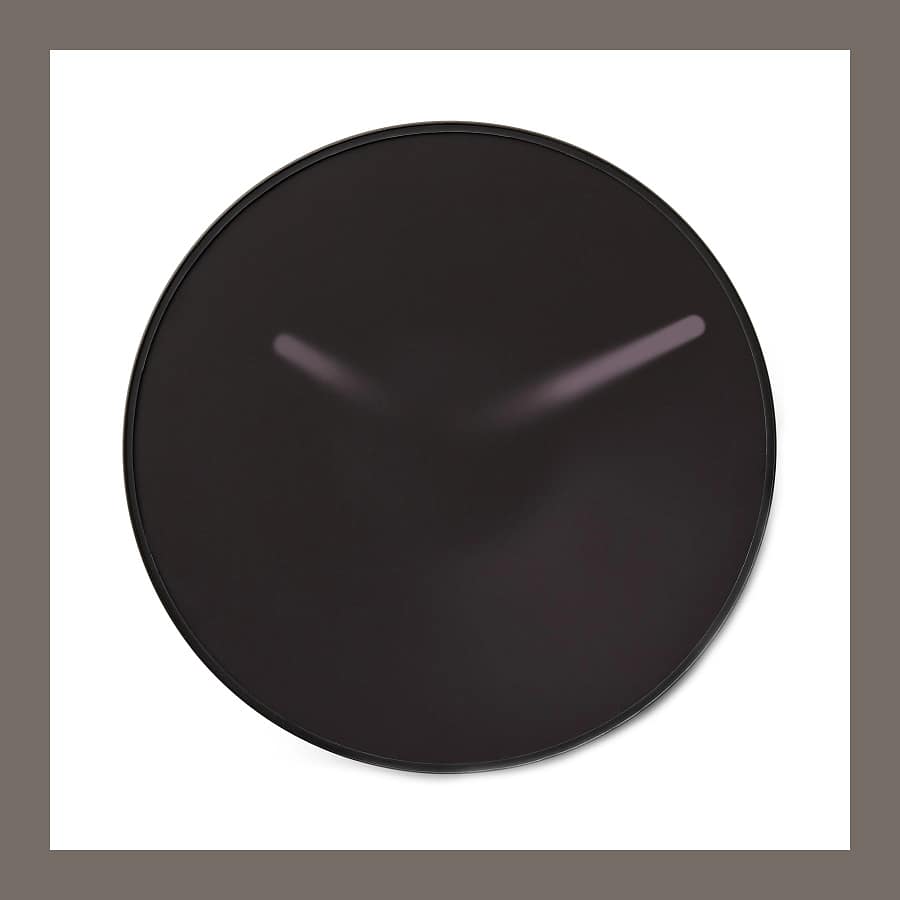Gejst Momentt wall clock in black, with blurred hands that fade into the centre of the face