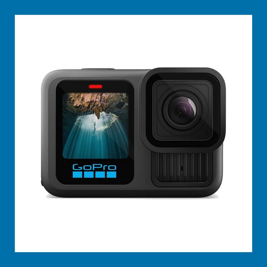 GoPro HERO13 Black action camera with front screen and lens