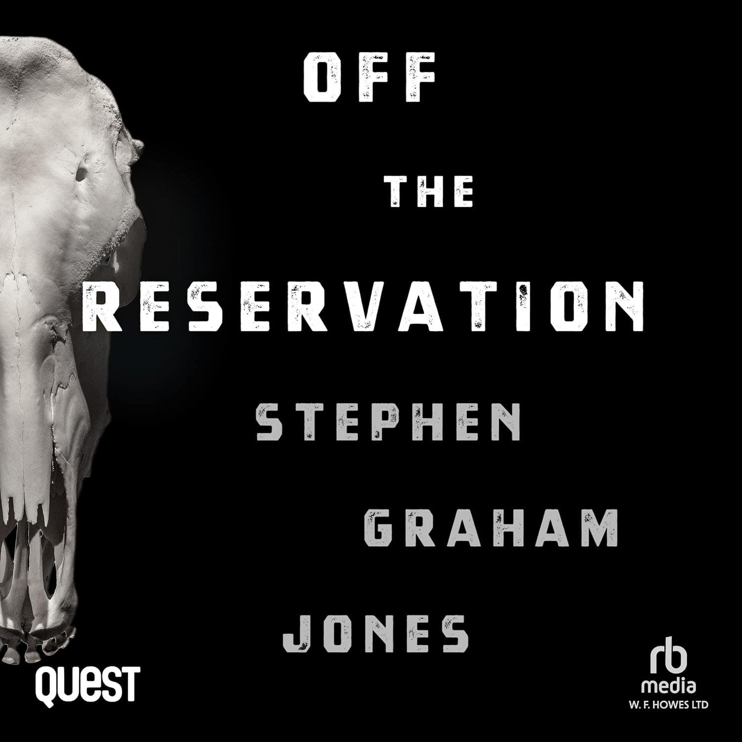 Off the Reservation by Stephen Graham Jones, audiobook cover art