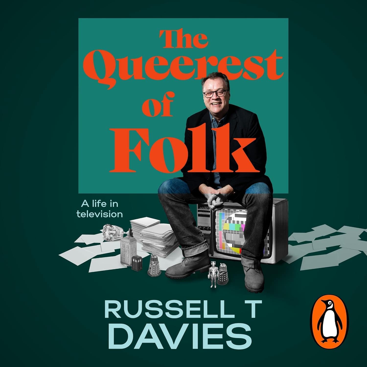 The Queerest of Folk by Russell T Davies, audiobook cover art