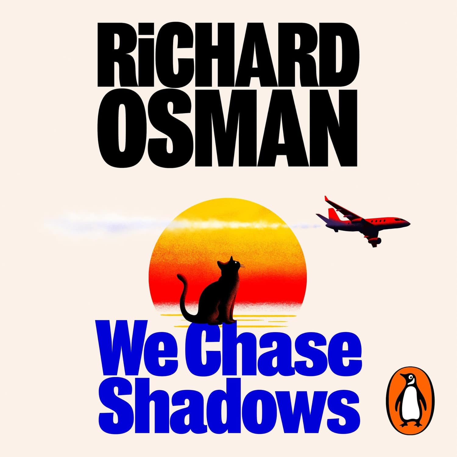 We Chase Shadows by Richard Osman, audiobook cover art