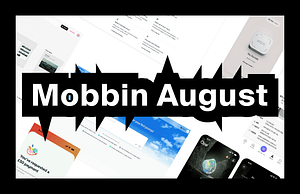 Collage of app screens new on Mobbin in August 2026, including Brick, Opal, Monzo, Emergent and Featurebase, titled Mobbin August