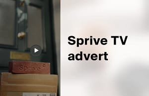 Sprive TV advert branding for the mortgage overpayment app shown on Channel 4.