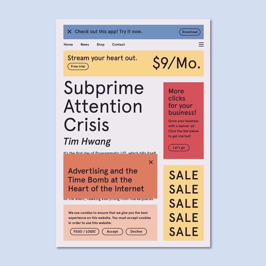 Subprime Attention Crisis Book - The precarity of online advertising