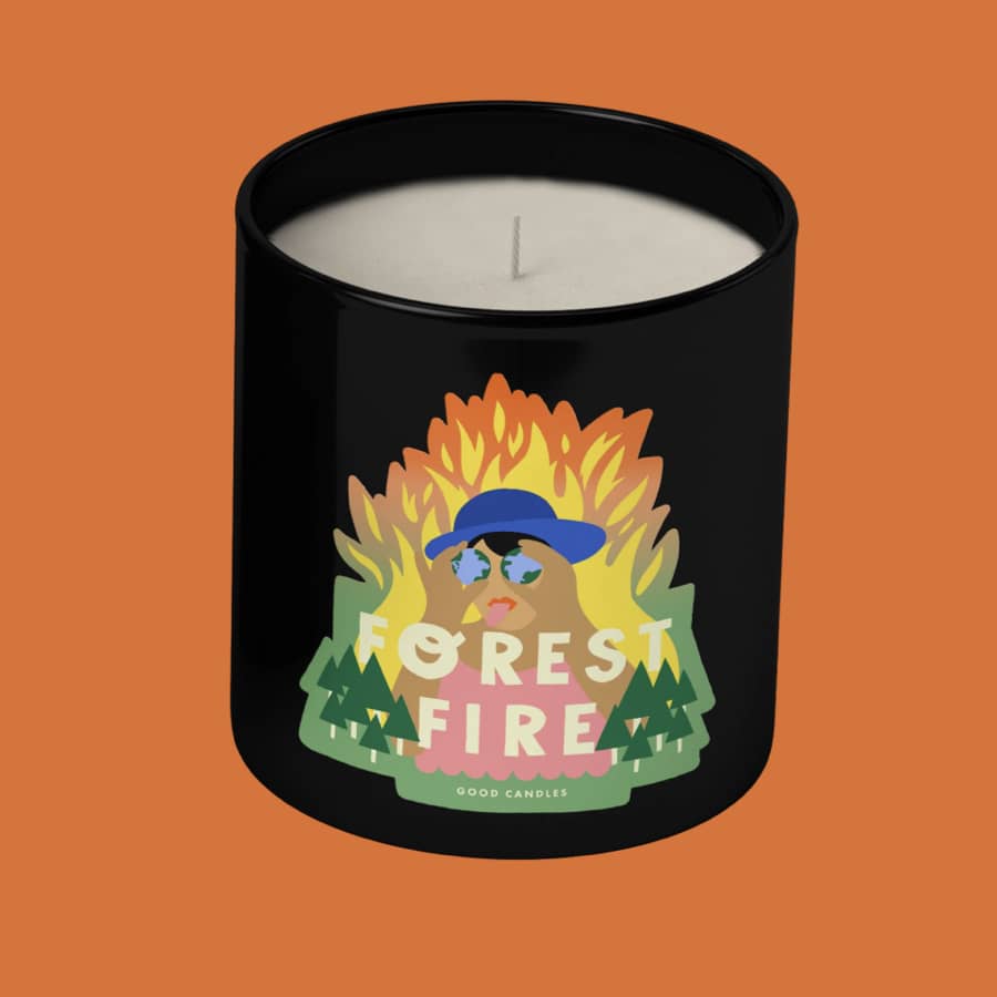 FOREST FIRE SOY WAX SCENTED CANDLE