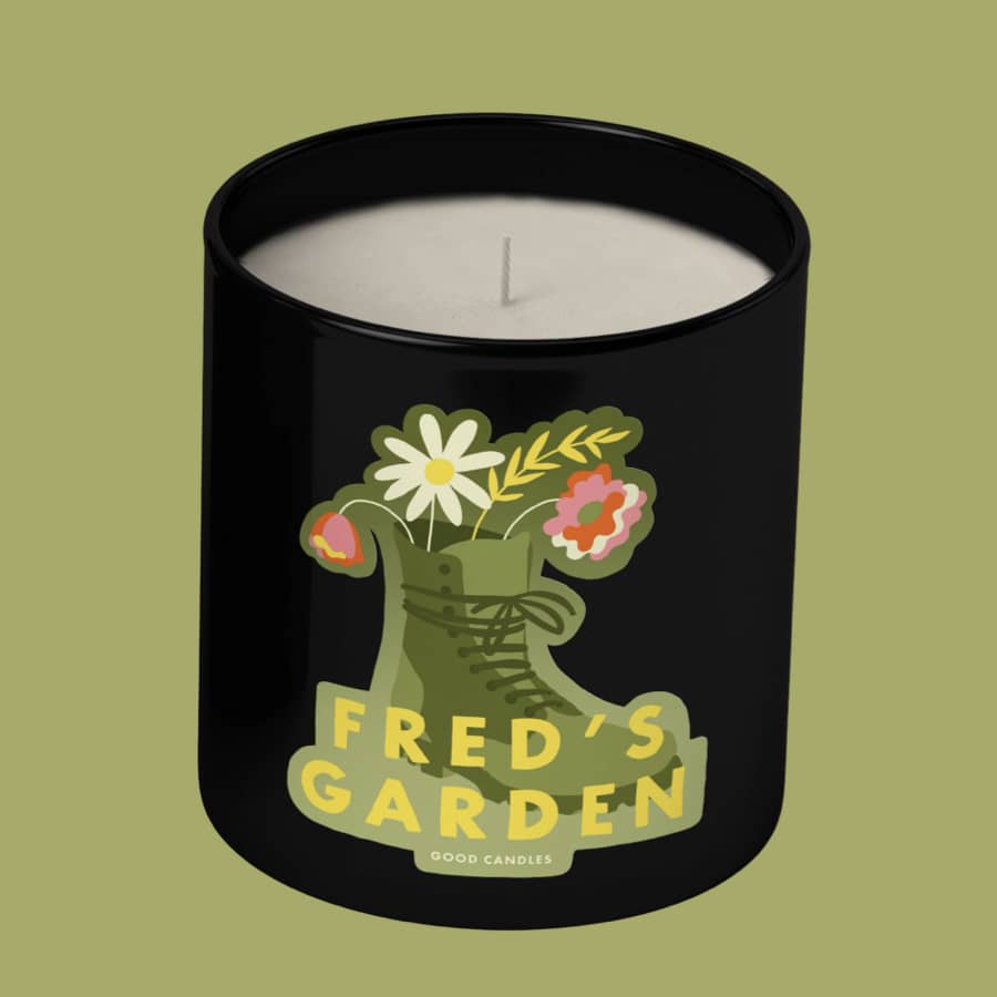 FRED'S GARDEN SOY WAX SCENTED CANDLE