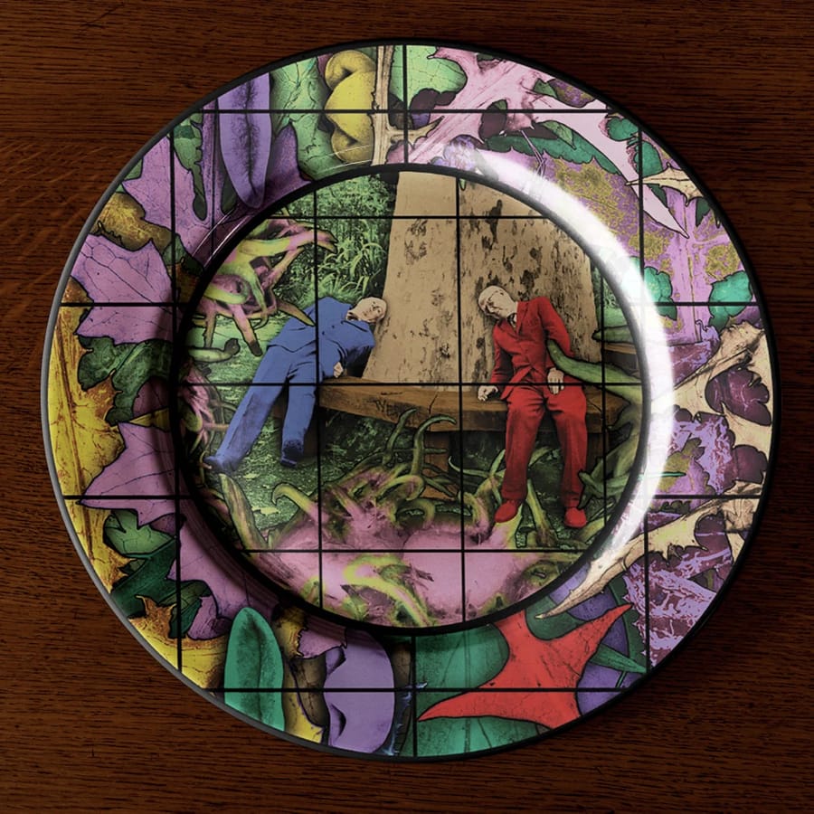 Gilbert and George Double helpings plates