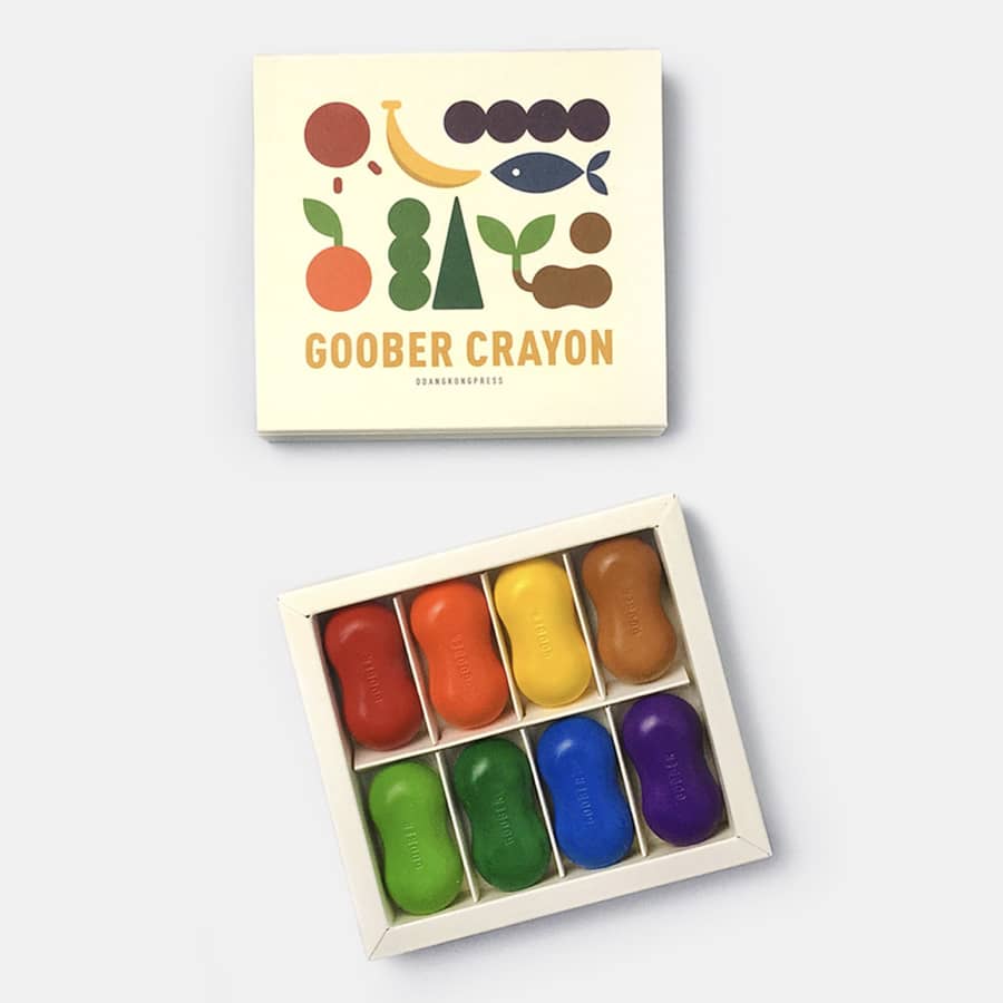 Goober peanut crayons