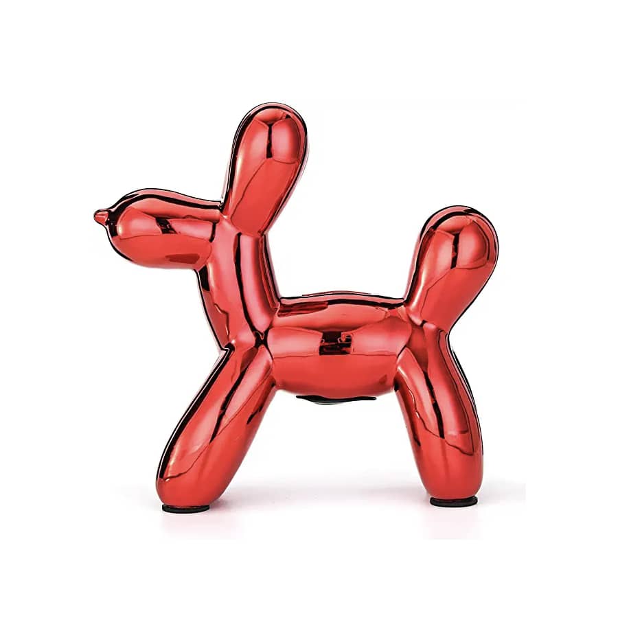 not a Jeff Koons baloon animal dog moneybox