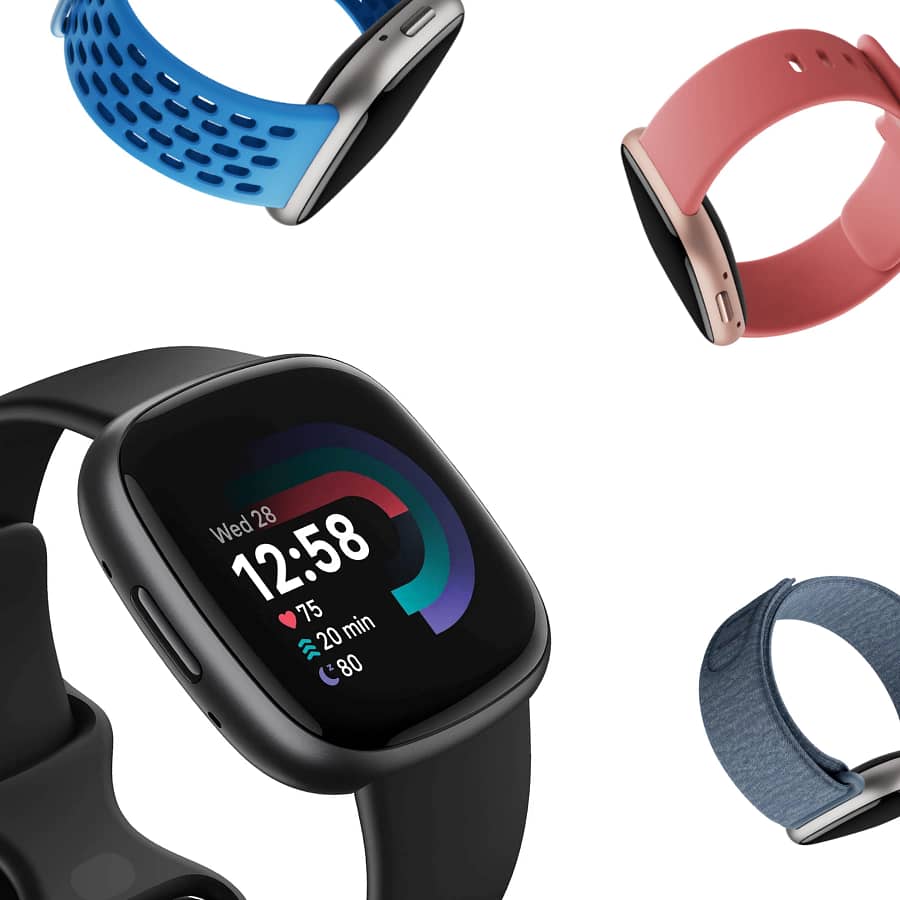 Fitbit Versa 4 smartwatch – the perfect cool gift for 2025, featuring advanced fitness tracking, built-in GPS, and sleek customizable design