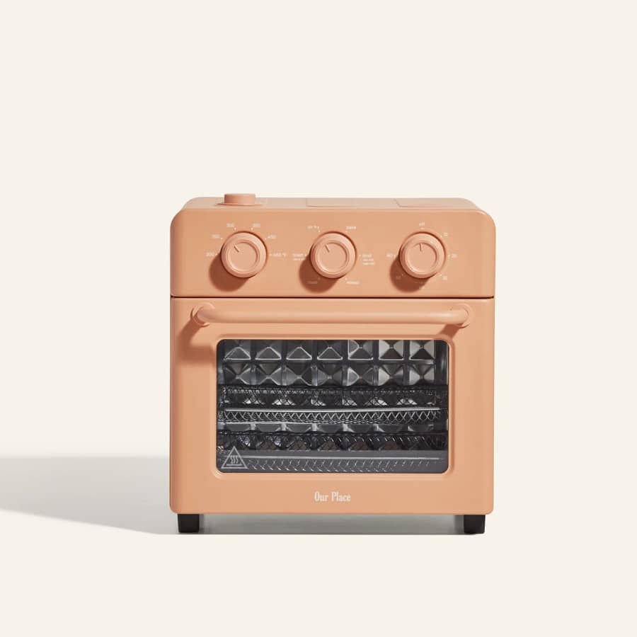 Our Place Wonder Oven Air Fryer in Steam colour on UK kitchen counter