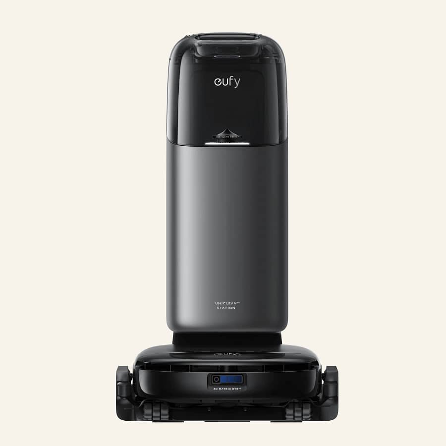 Eufy Omni S1 Pro robot vacuum and mop with smart base station and auto-cleaning features