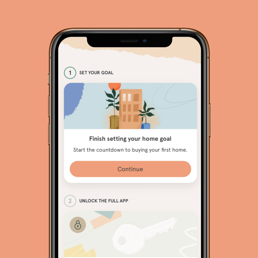 Nude home app - The new way to build your first home fund