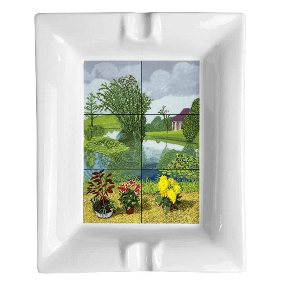 David Hockney Limited Edition Water Lilies Ashtray – Perfect Gift for Artists