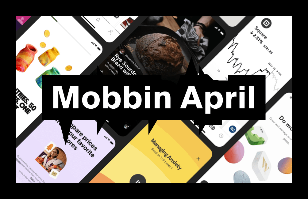Cover for the April 2026 Mobbin new apps roundup