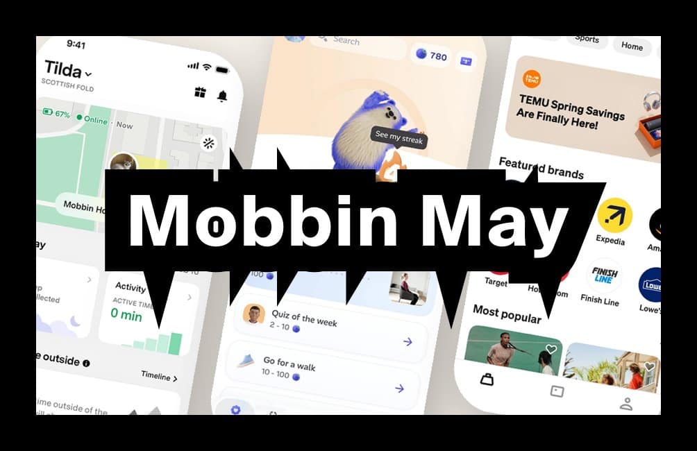Cover for the May 2026 Mobbin new apps roundup